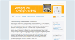 Desktop Screenshot of gendergeschiedenis.nl